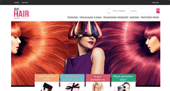 Desktop Screenshot of deluxehair.lt